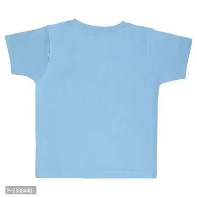 Kid's Boys  Girls Round Neck Cotton T-shirt | 2GHOOT ANDAR TOH HUM SIKANDAR | BLUE | Sizes- S-23-thumb2