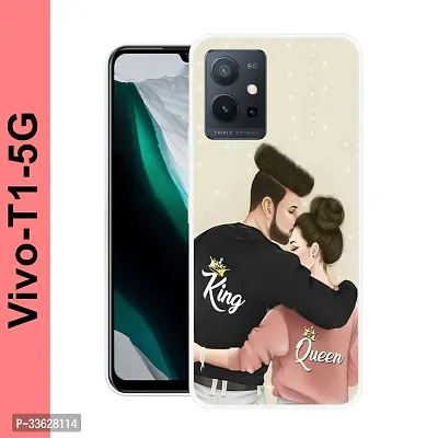 Stylish Printed Back Case Cover For Vivo-T1-5G-thumb0