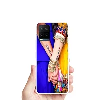 Stylish Printed Mobile Back Cover for Vivo Y21 2021-thumb2