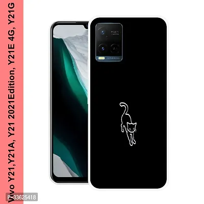 Stylish Printed Mobile Back Cover for Vivo Y21 2021-thumb0