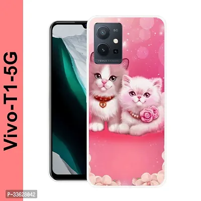 Stylish Mobile Back Case Cover For Vivo- T1-5G-thumb0