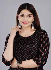 Stylish Multicoloured Cotton Blend Anarkali Kurta For Women-thumb3