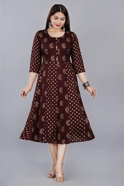 Stylish Blend Anarkali Kurta For Women