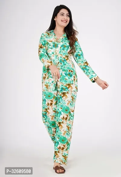 Fancy Rayon Printed Kurta Bottom Set For Women