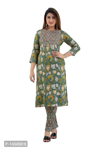 Stylish Rayon Printed Kurti Palazzo Set For Women