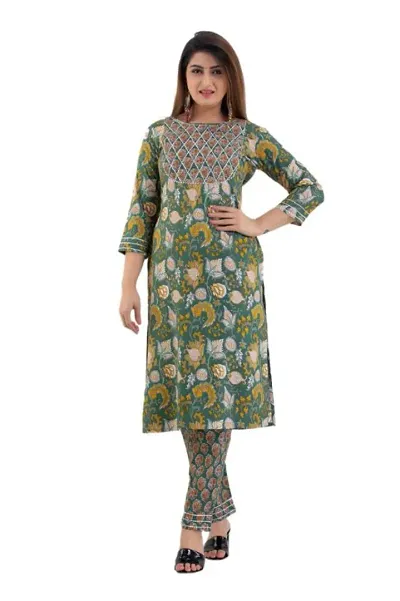 Stylish Rayon Kurti Palazzo Set For Women