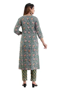 Stylish Rayon Printed Kurti Palazzo Set For Women-thumb3