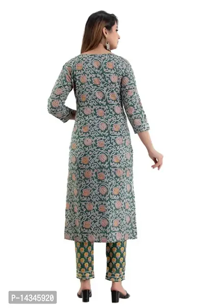 Stylish Rayon Printed Kurti Palazzo Set For Women-thumb4