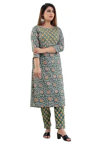 Stylish Rayon Printed Kurti Palazzo Set For Women-thumb4