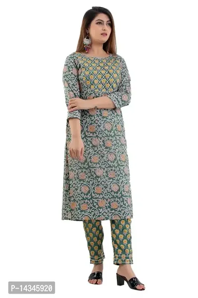 Stylish Rayon Printed Kurti Palazzo Set For Women-thumb5