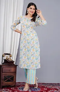 Fancy Cotton Kurta Set For Women-thumb3