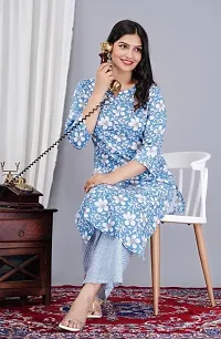 Fancy Cotton Kurta Set For Women-thumb1