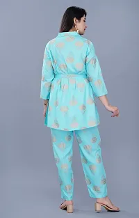 Rayon Floral Print Co-ords Set Ethnic Wear-thumb1