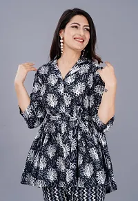 Black Floral Kantha Work Co-ord Set Women Ethnic Wear-thumb2