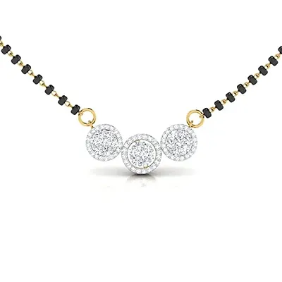 TRENDY GOLD PLATED ALLOY MANGALSUTRA FOR WOMEN