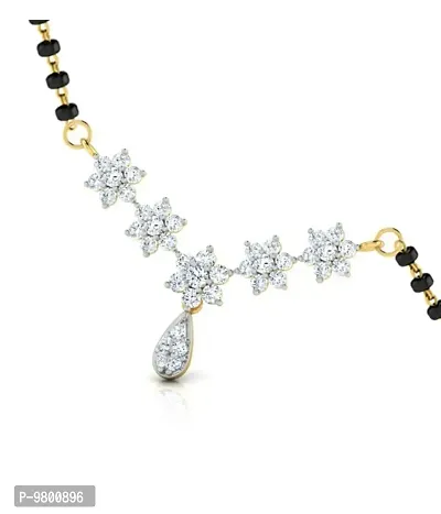 TRENDY GOLD PLATED ALLOY MANGALSUTRA FOR WOMEN-thumb0