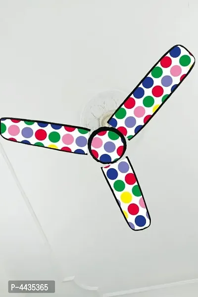 Colorful Printed Ceiling Fan Cover (Set of 4 pieces)-thumb0