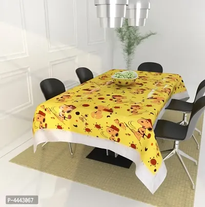 Multicoloured Printed Waterproof Center Table Cover-thumb0
