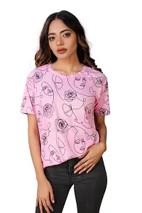 SHRIEZ Oversized T-Shirt for Women, T-Shirt Combo for Women/Girls Pack of 2-thumb1