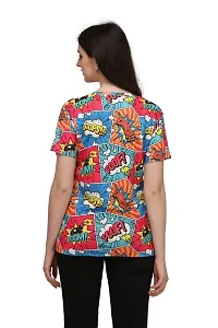 SHRIEZ OversizedPrinted T-Shirt for Women, T-Shirt Combo for Women/Girls (Pack of 2)-thumb2