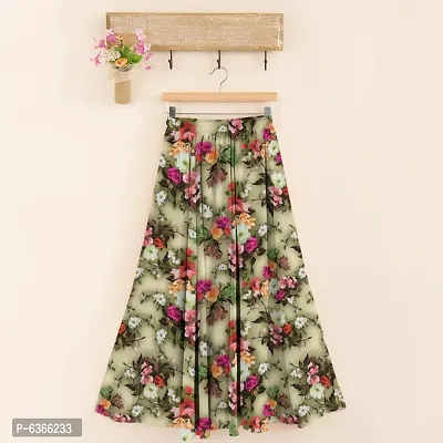 Fabulous Rayon Printed Maxi Skirts For Women