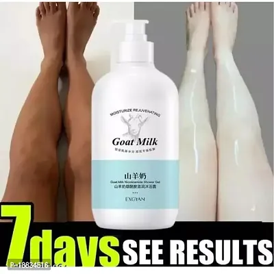 Goat milk Mouseebody wash whitening shower gel moisturizing Nicotinamide body care -300ML-thumb0