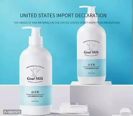 Limited Eddition : Combo Offer: Buy1Get1 Free Goat milk Mousse body wash whitening shower gel moisturizing body care -600ML