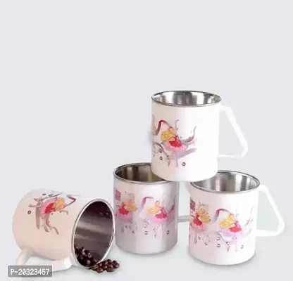 Stainless Steel Mirror Finish Sonic Cup Pack Set 4
