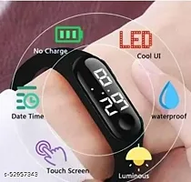 EL SMO Digital Dial Waterproof Stylish and Fashionable Wrist Smart Watch LED Band for Kids Rakhi Colorful Cartoon Character Super Hero for Boys Girls-thumb1