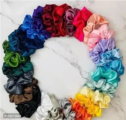 Designer Multicolored Fabric Hair Accessory Set For Women Pack Of 12