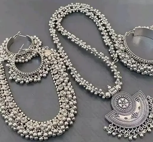 Traditional German Silver Jewelry Set