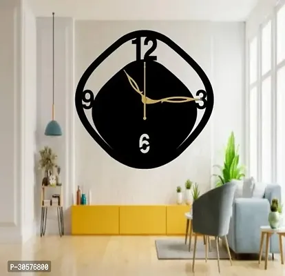 Wall Clock 064 Black 30x30cm-thumb0