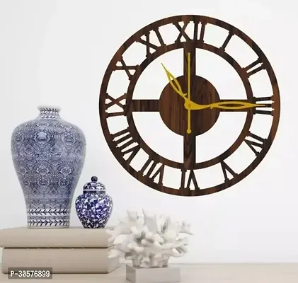 Wall Clock 096 Wenge 30cm-thumb0