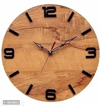 Designer Stylish Wooden Wall Clock for Living Room Bedroom Office Kitchen Home and Hall Antique Big Size Modern Wall Watch for Home Decor