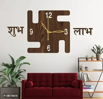 Wall Clock 052 Wenge 30x30cm-thumb0