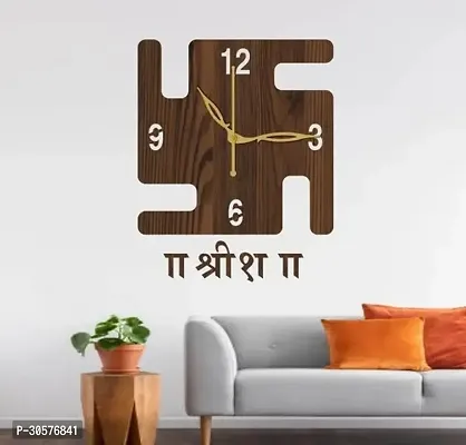 Wall Clock 053 Wenge 30x30cm-thumb0