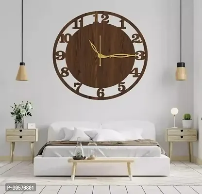 Wall Clock 028 Wenge 25x25cm