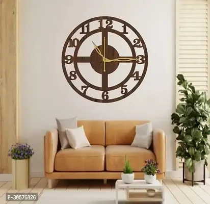 Wall Clock 056 Wenge 30x30cm Wall Clocks-thumb0