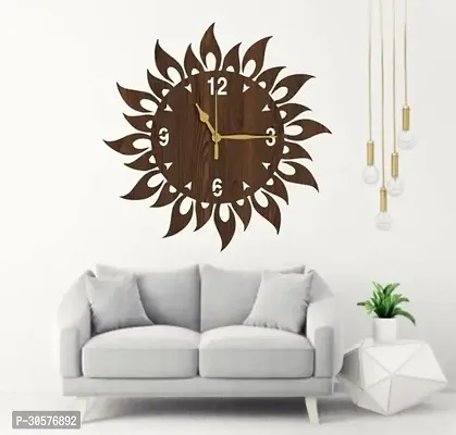 Wall Clock 021 Black 30x30cm