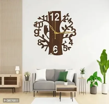 Wall Clock 057 Wenge 30x30cm-thumb0