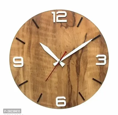 Designer Stylish Wooden Wall Clock for Living Room Bedroom Office Kitchen Home and Hall Antique Big Size Modern Wall Watch for Home Decor