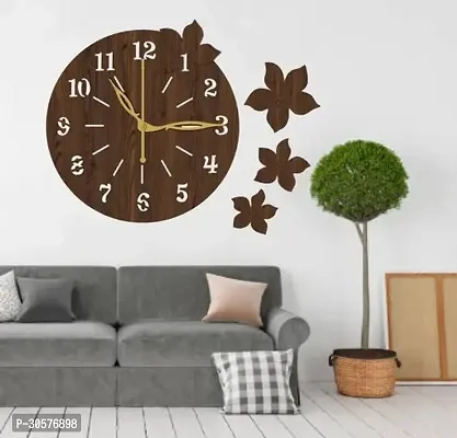 Kanbi Wall Clock 070 Wenge 30x30cm-thumb0