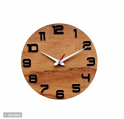 Designer Stylish Wooden Wall Clock for Living Room Bedroom Office Kitchen Home and Hall Antique Big Size Modern Wall Watch for Home Decor