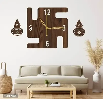 Wall Clock 049 Wenge 30x30cm