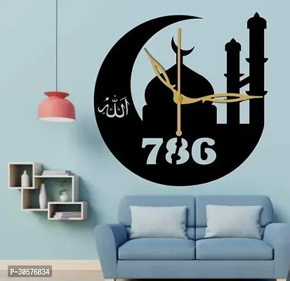 Wall Clock 040 Black 30x30cm-thumb0