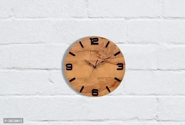 Designer Stylish Wooden Wall Clock for Living Room Bedroom Office Kitchen Home and Hall Antique Big Size Modern Wall Watch for Home Decor