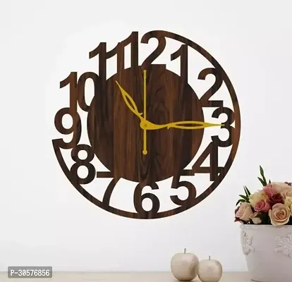 Wall Clock 074 Wenge 30x30cm-thumb0