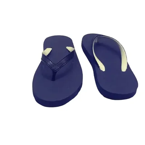 FAST GO WOMEN BUY ONE GET FREE BLUE COLOUR HAWAII CHAPPAL BATHROOM SLIPPERS CASUAL SLIPPERS INDOOR OUTDOOR FOOTWEAR (numeric_6)