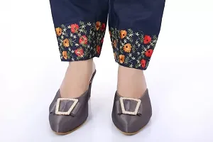 Promza Fashion Womens Cotton Embroidered Kurti with Pant Set-thumb4