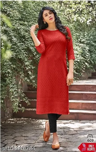 Trendy Rayon Printed Kurti